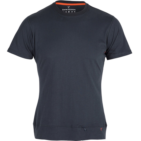Mens Performance Slim T-shirt in Federal Blue | front view | Xavier Athletica