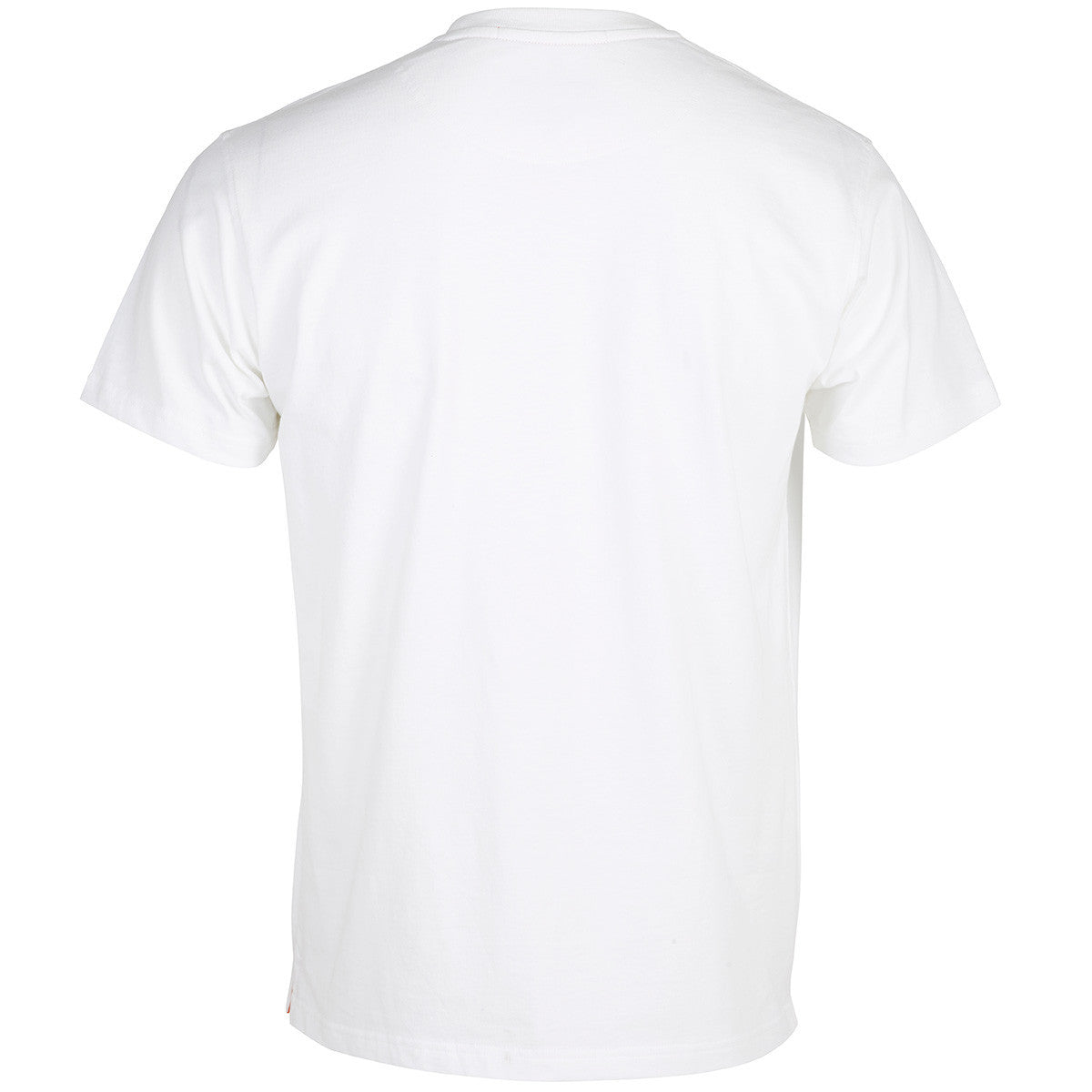 Mens Tailor's Tee in White premium cotton | back view | Xavier Athletica