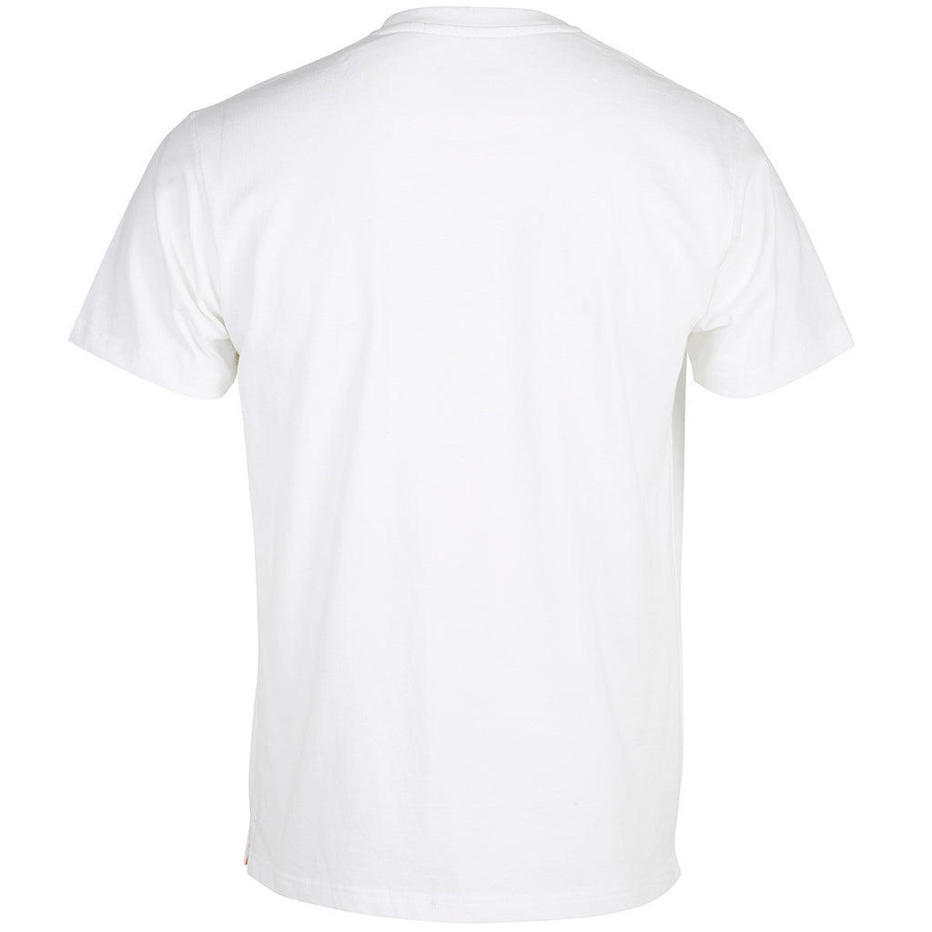 Mens Tailor's Tee in White premium cotton | back view | Xavier Athletica